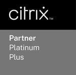 Citrix Partner Platinum Plus Logo-Black Gray-PNG