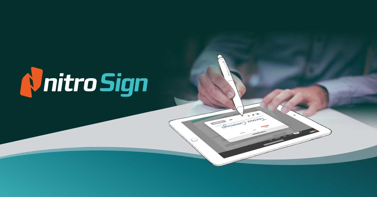 Unterschreiben ohne Stift und Papier mit Nitro Sign